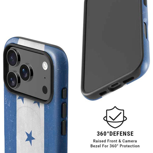 Honduras Flag Distressed iPhone 17 Pro Max Magsafe Impact Case